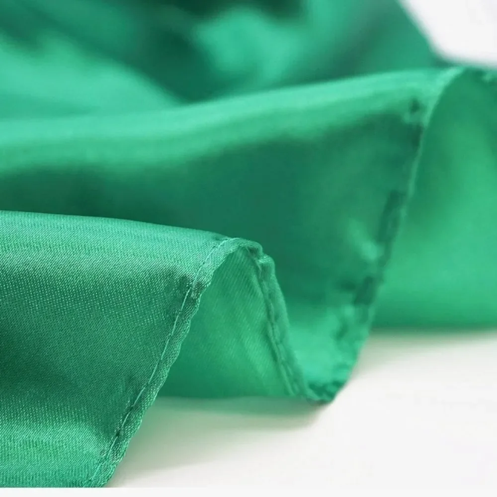Kelly Green satin scarf neck cover twilly accessory st. Paddy's day accessory